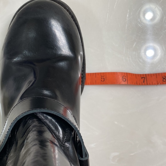 All Saints Jules Biker Boot Womens Size 7/40. Leather, distressed heel, Cool AF - Picture 11 of 11